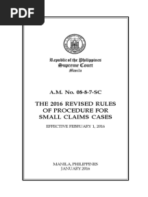 Small Claims Pamphlet