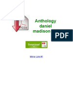 Anthology Daniel Madison PDF