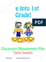 Taylor Daniels Classroom Management Plan