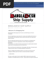 Bangladesh Ship Supply: Welcome To Chittagong Port