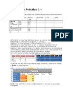 Practicas de Excel Bachillerato