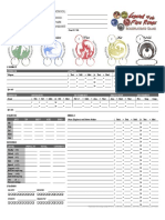 Legend of Five Rings Character Sheet (Page 1)