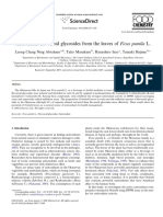 Antioxidant Flavonoid Glycosides From The Leaves of Ficus Pumila L.