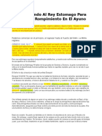 01-15-2017 - Destronando Al Rey Estomago para Tener Un Rompimiento en El Ayuno - Notas Del Sermon