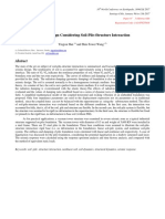 Seismic Design Considering Soil-Pile-Structure Interaction