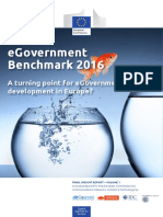 E Government Benchmark 2016 Insight Report