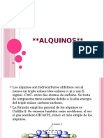 Exposicion de Quimica Alquinos