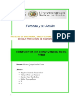 Conflictos de Convivencia en El Perú