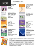 Novedades Libros de Psicologia 2015