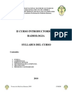 Silabo Ii Curso de Radiología