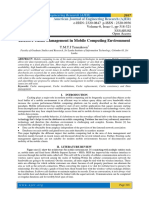 Effective Cache Management in Mobile Computing Environment