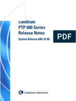 Cambium PTP600 Series 10-08 System Release Notes