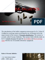 Forensic Ballistics