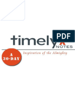 Timely Notes - A 30-DAY Inspiration of The Almighty - Volume 1 PDF