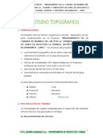 Informe Topografico