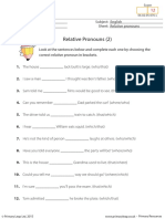 Relative Pronouns 2