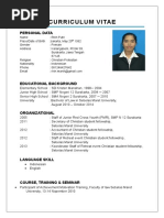 Curriculum Vitae: Personal Data