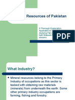 Mineral Resources of Pakistan