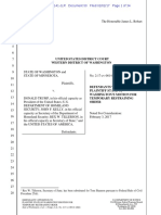 Washington v. Trump - DOJ Brief