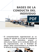 Bases de La Conducta Del Individuo