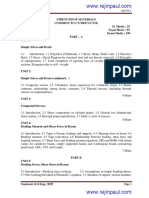 Civil III Strength of Materials (10cv33) Notes