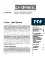 Zucker - Süße Mythen