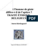 En Quoi L'homme de Génie Diffère-T-Il de L'apôtre