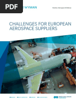 Key Challenges For European Aerospace Suppliers