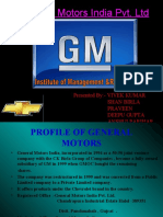 SWOT Analyses of General Motors India PVT