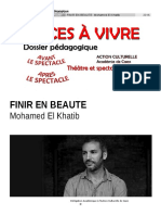 Finir en Beauté, Mohamed El Khatib