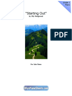 Starting Out Piano Sheet Music PDF