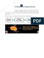 Fundamentals of Energy Conversion