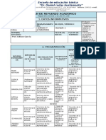 Plan de Refuerzo Academico