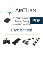 User Manual: BT-105 Transceiver Product Family