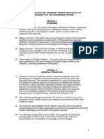 2011 Revised IPR Policy of The UP System Reencoded by OVCRD As of 1 Dec 2011 PDF