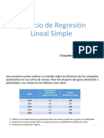 Regresión Lineal Simple - Chs