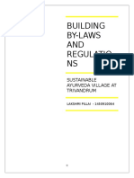 Building By-Laws AND Regulatio NS: Sustainable Ayurveda Village at Trivandrum