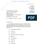 WA and MN V Trump 17-35105 Letter by Additional Technology Companies Joining Technology Companies Amicus Motion and Brief