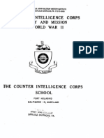 WWII Counter Intelligence Corps