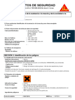 Sika Grout 212 MSDS