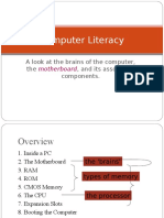 Computer Literacy: A Look at The Brains of The Computer, The, and Its Associated Components