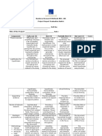 Business Research Methods BUS - Rubrics