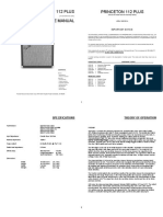 Princeton 112 Plus Service Manual