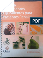 Sistema de Alimentos Equivalentes para Pacientes Renales