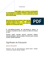 Introduccion A Los Fundamentos de La Educacion