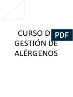 Curso de Alérgenos