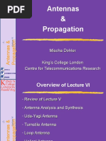 Antennas & Propagation: Mischa Dohler King's College London Centre For Telecommunications Research