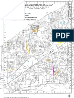 2017 Mentor Road Repair Program Map