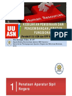 Pengembangan Jabatan Fungsional Uu Asn RPP MGT Pns