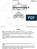 Merge Using R